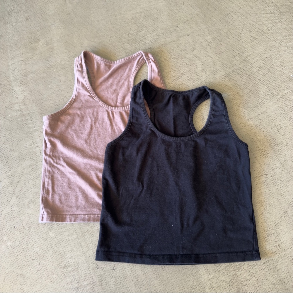 ASOS / Racerback Tank Top Set (2 Pack) / Brown & Black